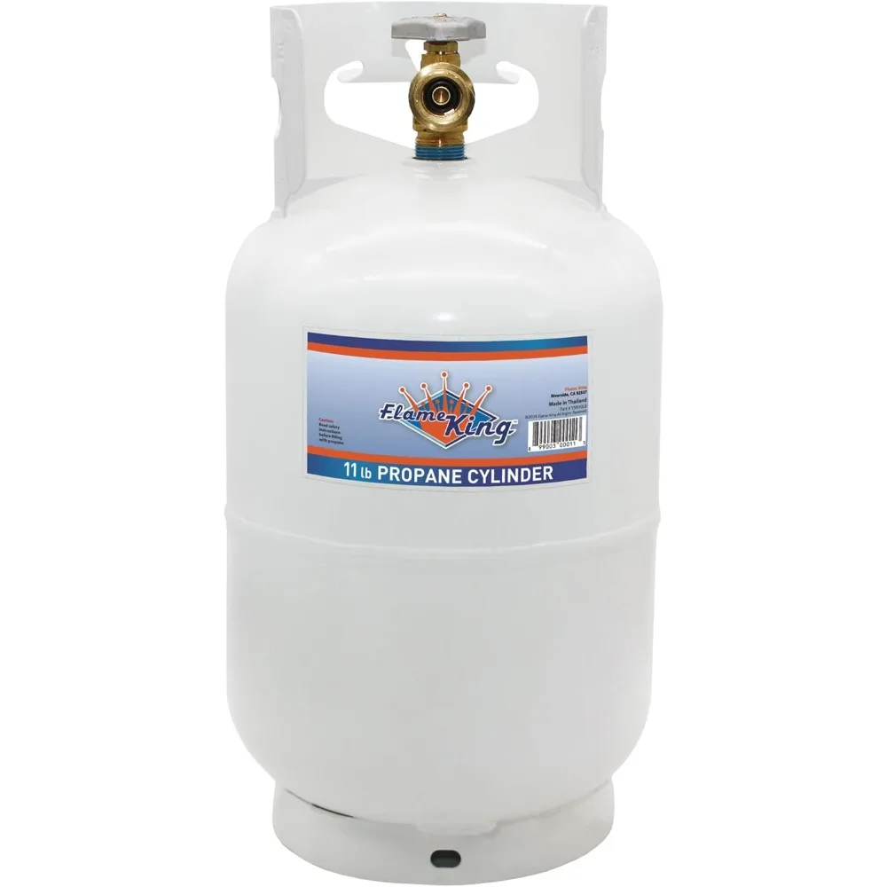 

10LB Steel Propane Tank Cylinder with Type 1 Overfill Protection Valve, Ideal for Outdoor Activities, Fire Pits, and Heaters