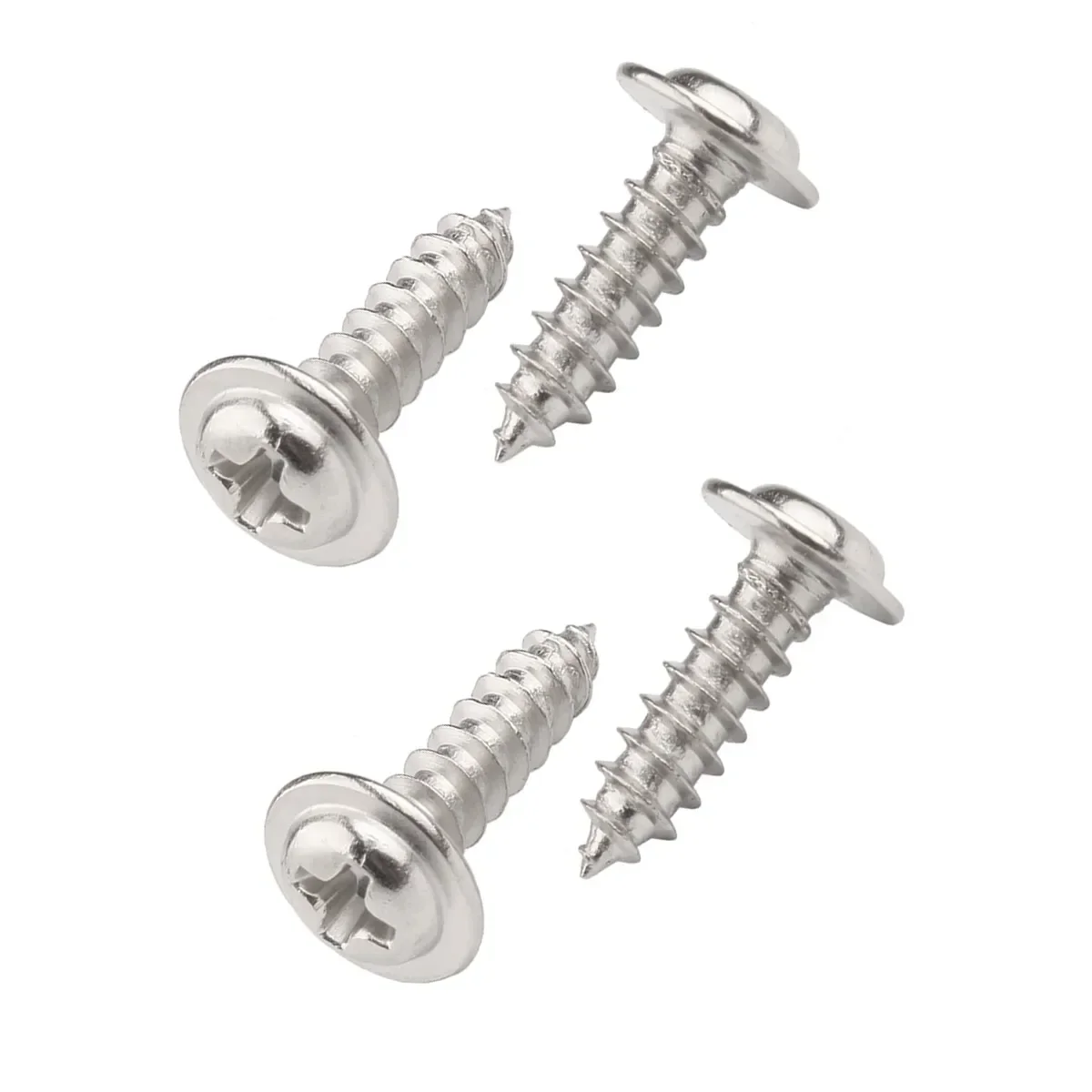 50pcs 100pcs servo screws M2.5 mm x 12mm Cross self-tapping w/ washer self tapping servo screw for FUTABA JR HITEC MKS servo