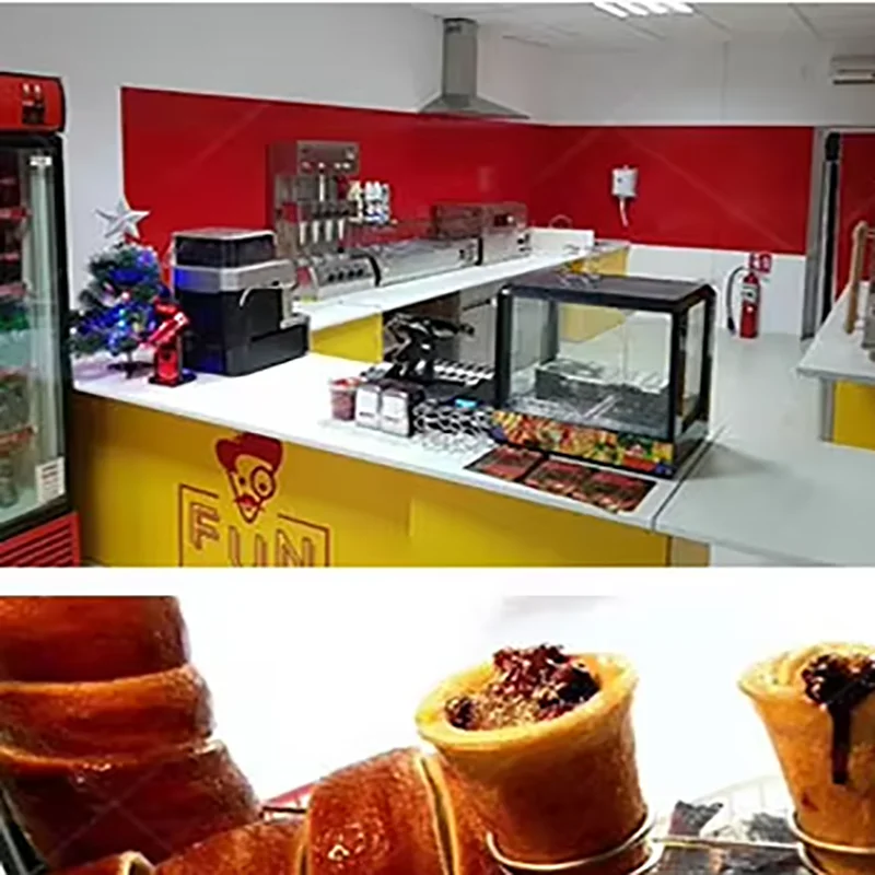 Commercial Cone Pizza Oven for Sale Bread Pizza Cone Moulding Machine   Pizza Cone Display