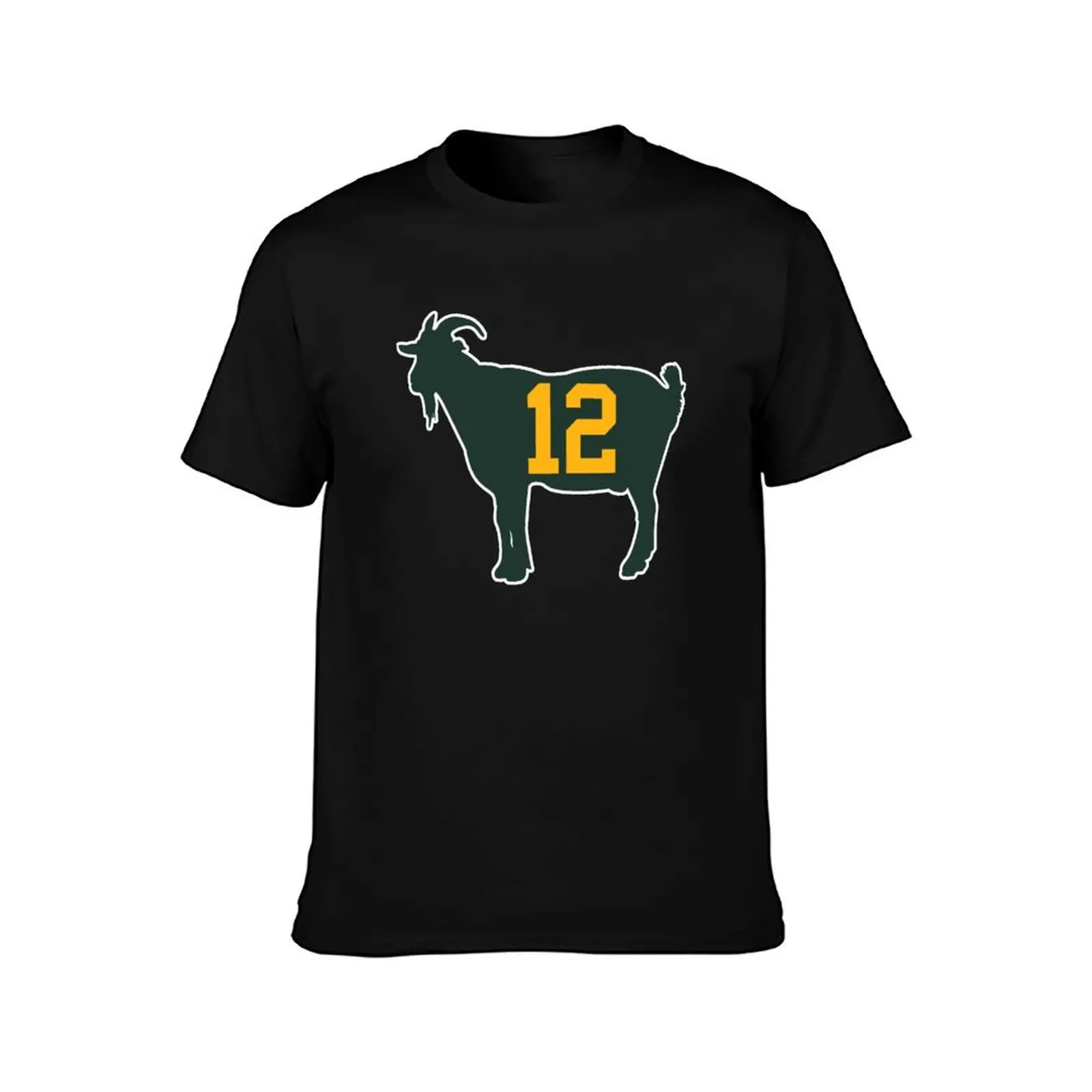 The GOAT - Aaron Rodgers T-Shirt Running Gym Short Sleeve Sports Tee T-Shirt