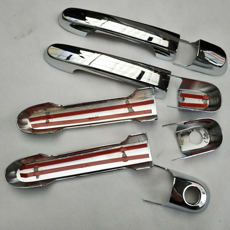 For Hyundai Accent 3 III MK3 MC 2006 2007 2008 2009 Accessories Door Handle Cover Trim Plastic Chrome view 4
