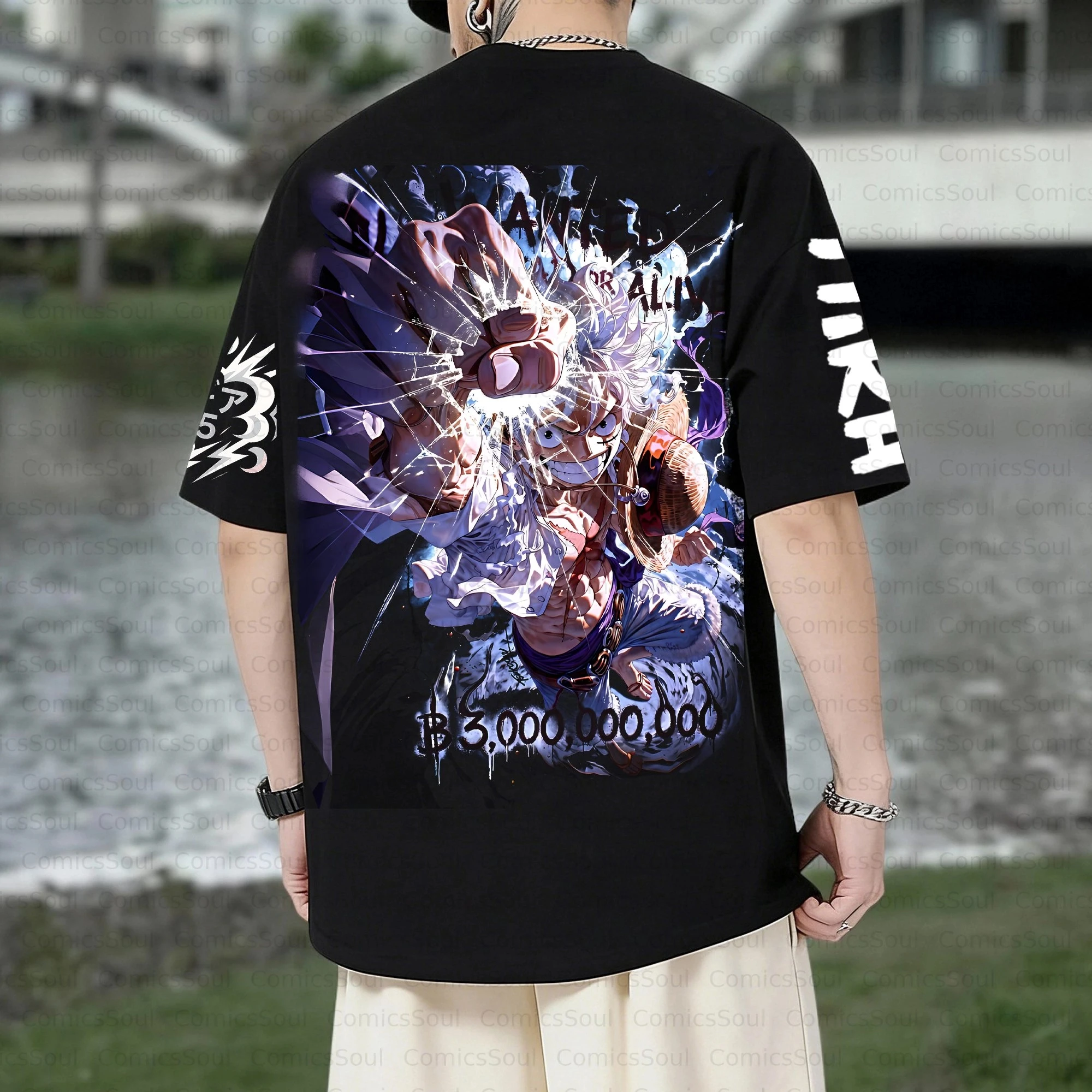 

One Piece Printed Pure Cotton Short Sleeved Loose Fitting Men's and Women's Summer Breathable Sports Round Neck T-shirt