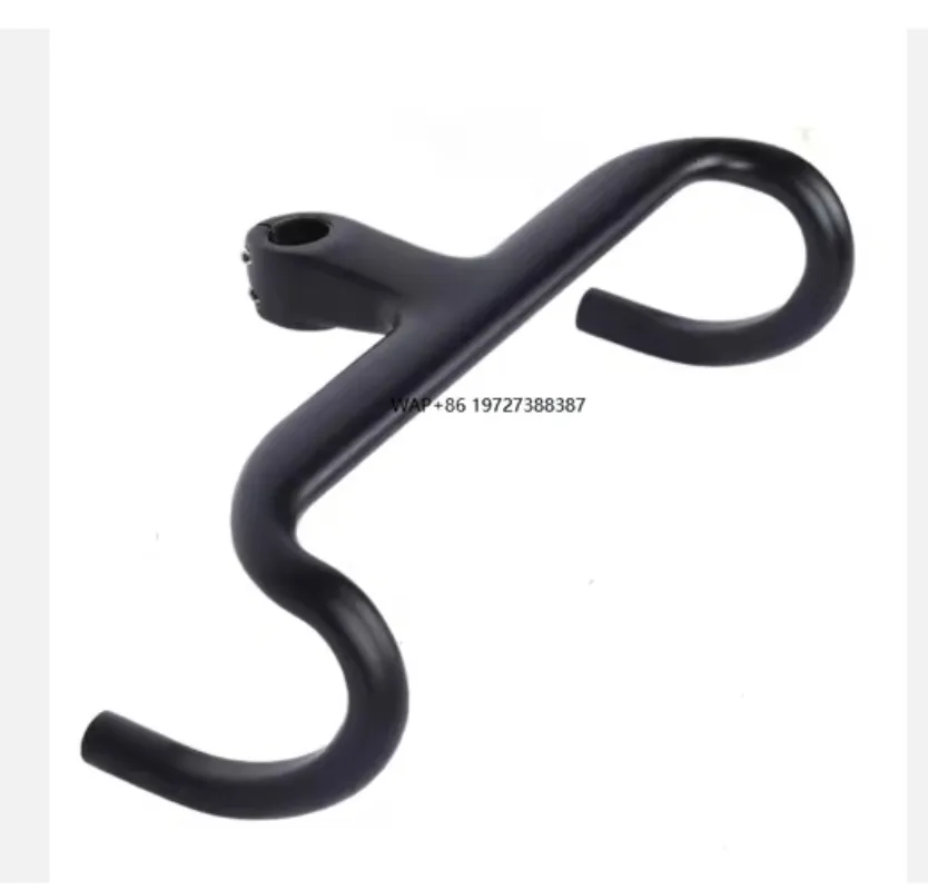 28.6 and 31.8mm Compatible T800 Carbon Road Bike aero Integrated Bicycle Handlebar