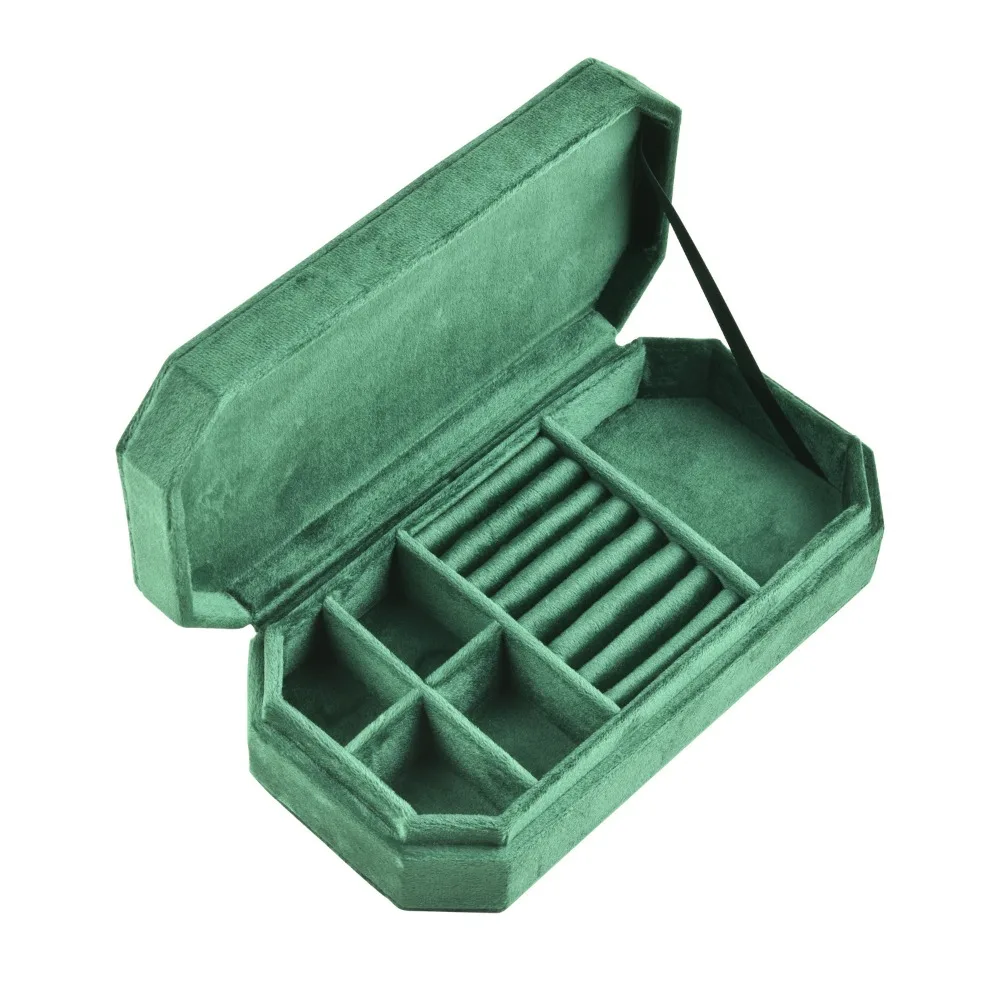 

Rings Necklace Jewelry Packing Bag Large Capacity Organizer Velvet Jewelry Holder Bracelet Earrings Square Jewelry Box Gift