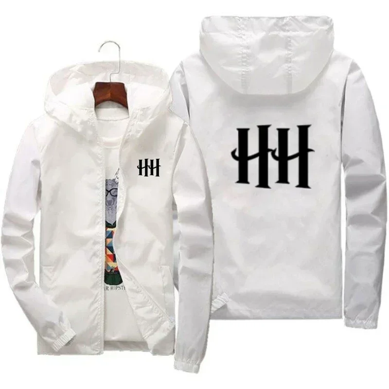 

2025 Spring and Autumn New Printed Jacket Men's Waterproof and Windproof Cycling Casual Clothing Large 7XL Stormtrooper Jacket