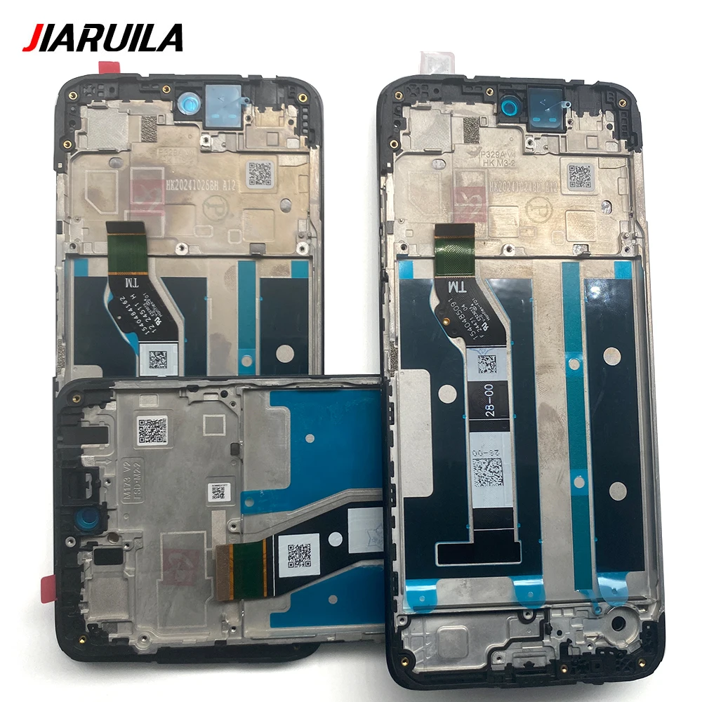 Nowy wyświetlacz LCD z panelem dotykowym i digitizerem, z ramką, zamiennik do Motorola Moto G04s G05 G15 G35 G60 G62 G85 G86 — zdjęcie produktu 4