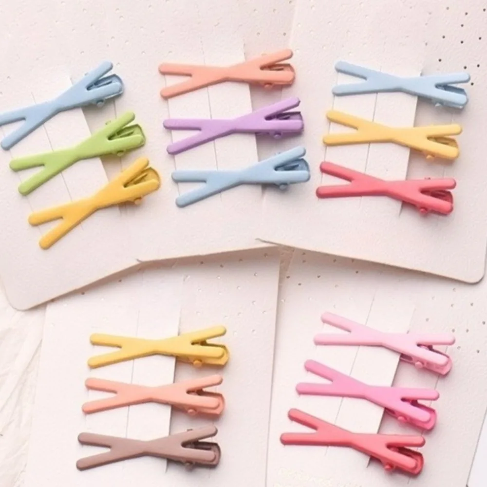 

3Pcs/Set Women Girls solid Simplicity frosted Hair Clips Adult Alloy Barrettes Hairpins Female Fashion Hair Accessories