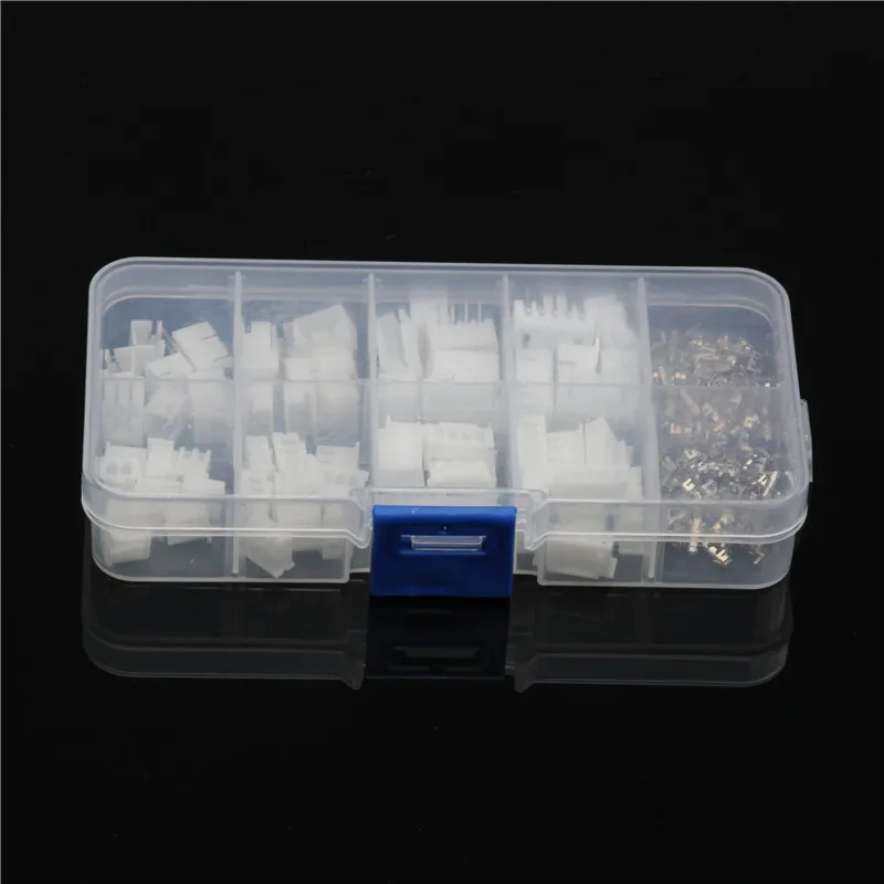 150PCS JST-XH 2.54mm 2/3/4/5Pin Wire Female Housing Connectors Set Bare Terminals Assortment Kit Using For Electronic Appliances