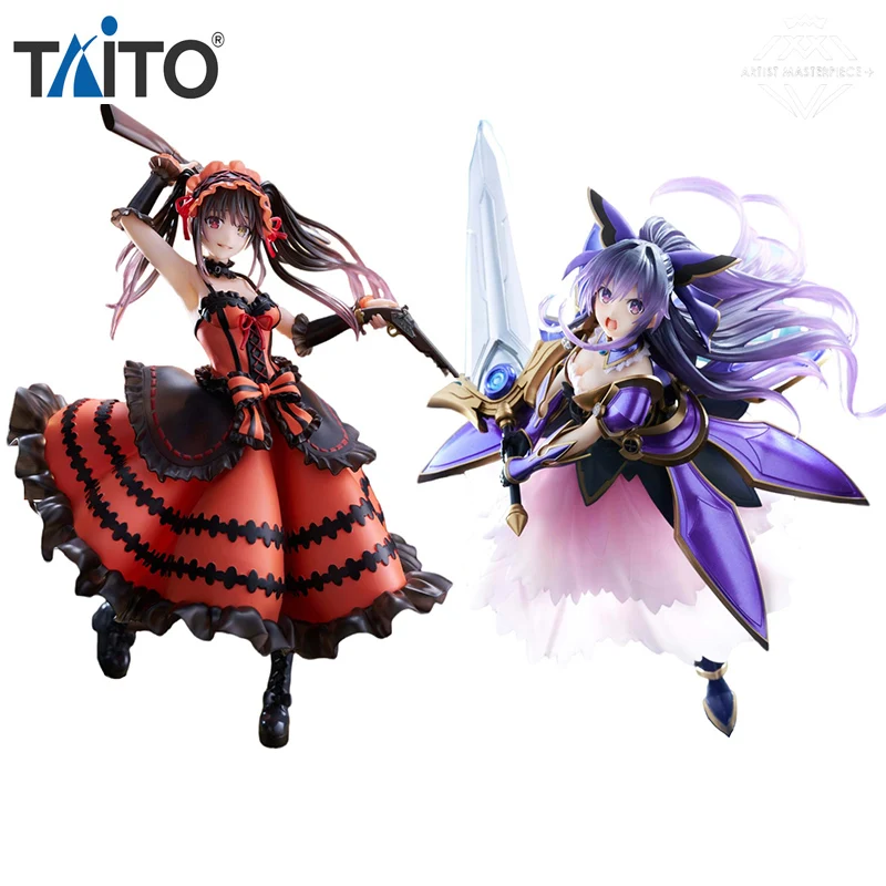 In Stock TAiTO AMP+ DATE A LIVE IV Tokisaki Kurumi -Zafkiel- Yatogami Tohka -Sandalphon- PVC Anime Action Figures Model Toy