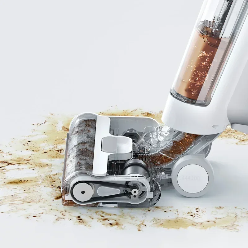 XIAOMI MIJIA-aspiradora inalámbrica en seco y húmedo de alta temperatura, fregona de lavado con agua caliente, lavadora de suelo inteligente de mano, autolimpieza