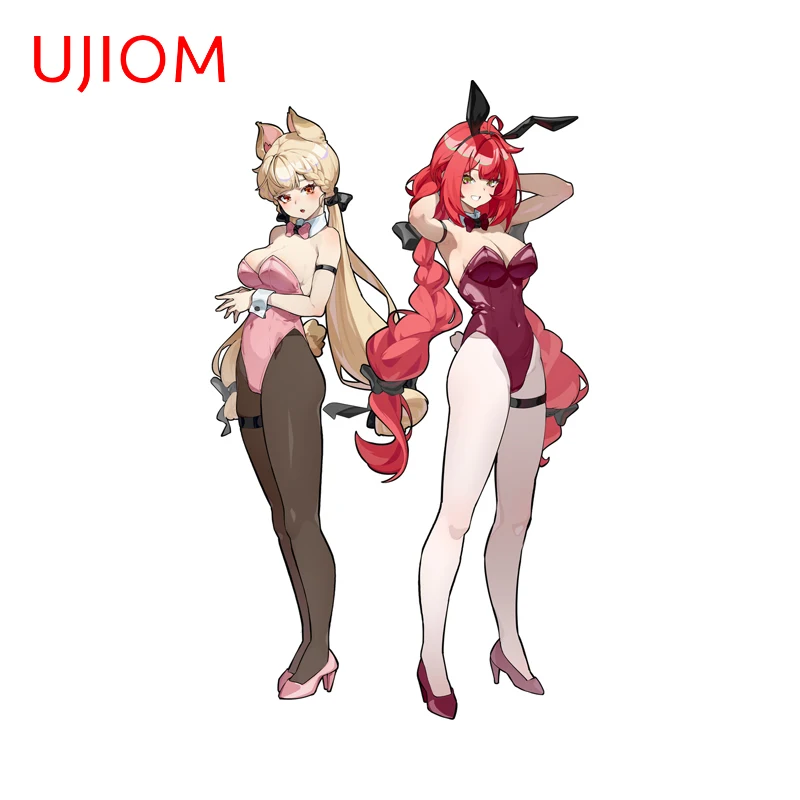 UJIOM Zenless Zone Zero Yuzuha Alice Wall Sticker Sexy Bunny Girls Art DIY Home Vestibule Decals Cool Bathroom Accessories