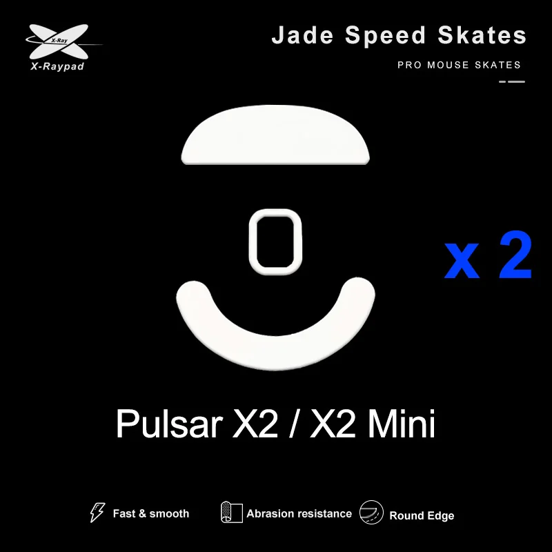 Xraypad Jade Speed Skates For Pulsar X2 & X2 Mini X-raypad jade skates Mice Glide Feet