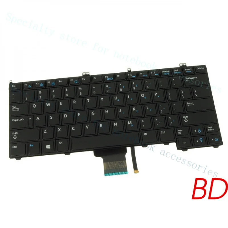 A+ FOR DELL Latitude E7240 RXKD2 0RXKD2 Backlit Laptop Keyboard