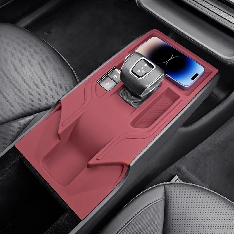 

For Hongqi E-QM5 2023 2024 2025 Central Control Silicone Protective Pad Dust Accessories Interior Decoration Products