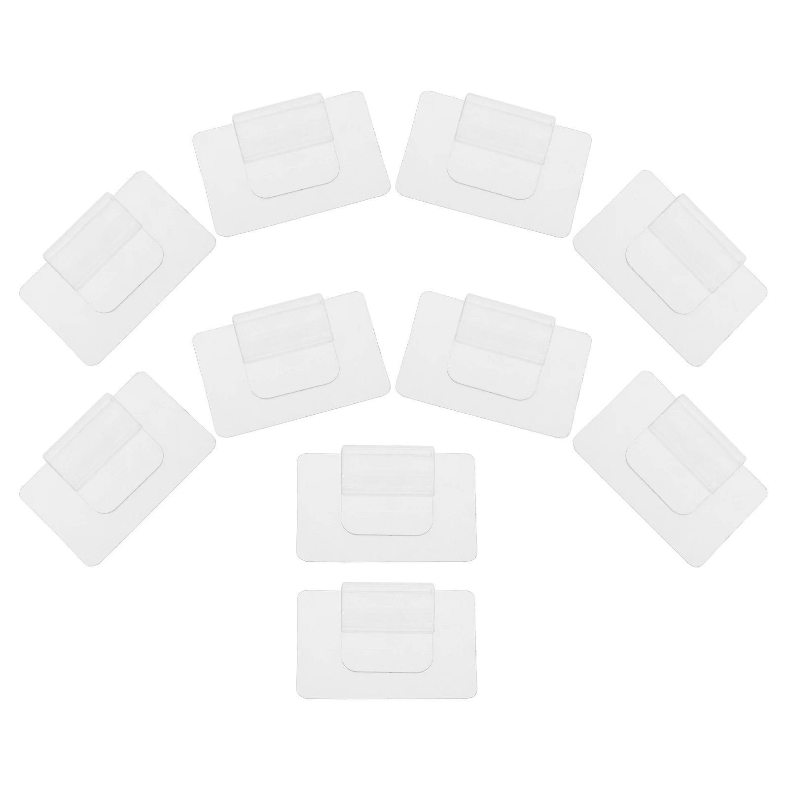 

10 Pcs Floor Mat Retainer Clips Car Foot Pad Fixing Stickers Holder Automotive Mats Carpet Invisible Antislip Trunk