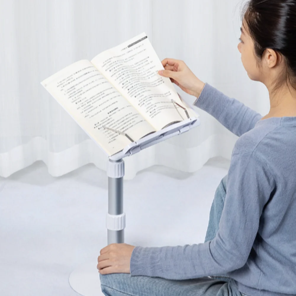 Multifunctional Lifting Reading Stand Laptop Stand Bookshelf Children's Desk Book Stand Adjustable Portable Folding Book Holder