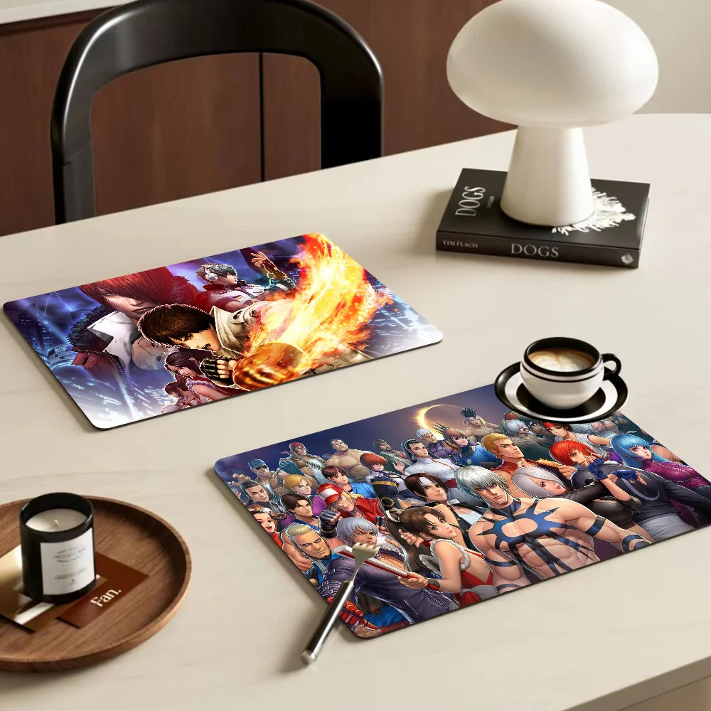 King Of Fighters Table Drain Pad Tabletop Absorbent Draining Mat Tableware Mats Placemats For Table Decor