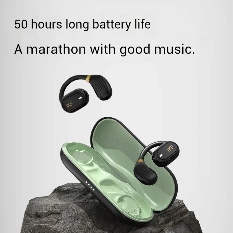 iKF Zeus Pro Wireless Earphones With 4 Mics DS3.0 Noise Reduction Stereo Surround Sound IPX5 Waterproof Custom Bluetooth Earbuds