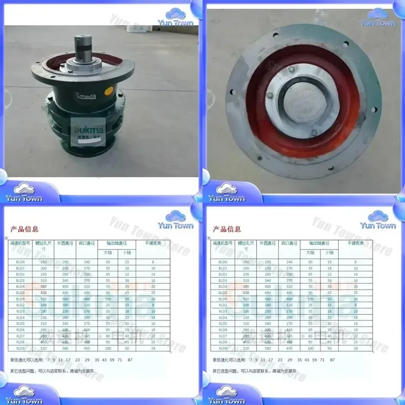 Vertical Cycloid Pinwheel Gear Reducer Mixer for BLD XLD Y Motor High Efficiency Low Noise Industrial Mixing Equipment