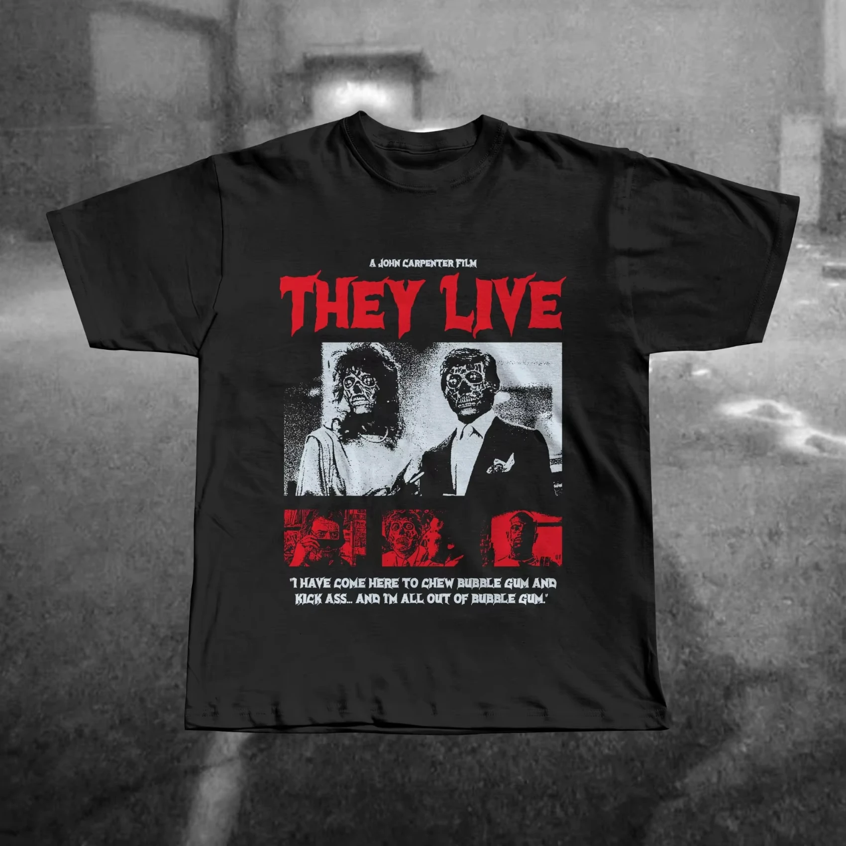 Poster Men Fashion - They Live John Carpenter Cult Movie