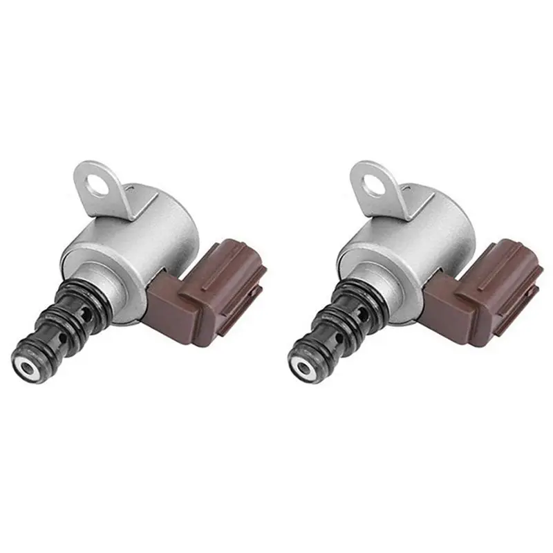 2X Automatic Transmission Shift Control Lock Up Solenoid For Honda Accord Acura 28400-P6H-003 28500-P6H-013(Brown)-N30R