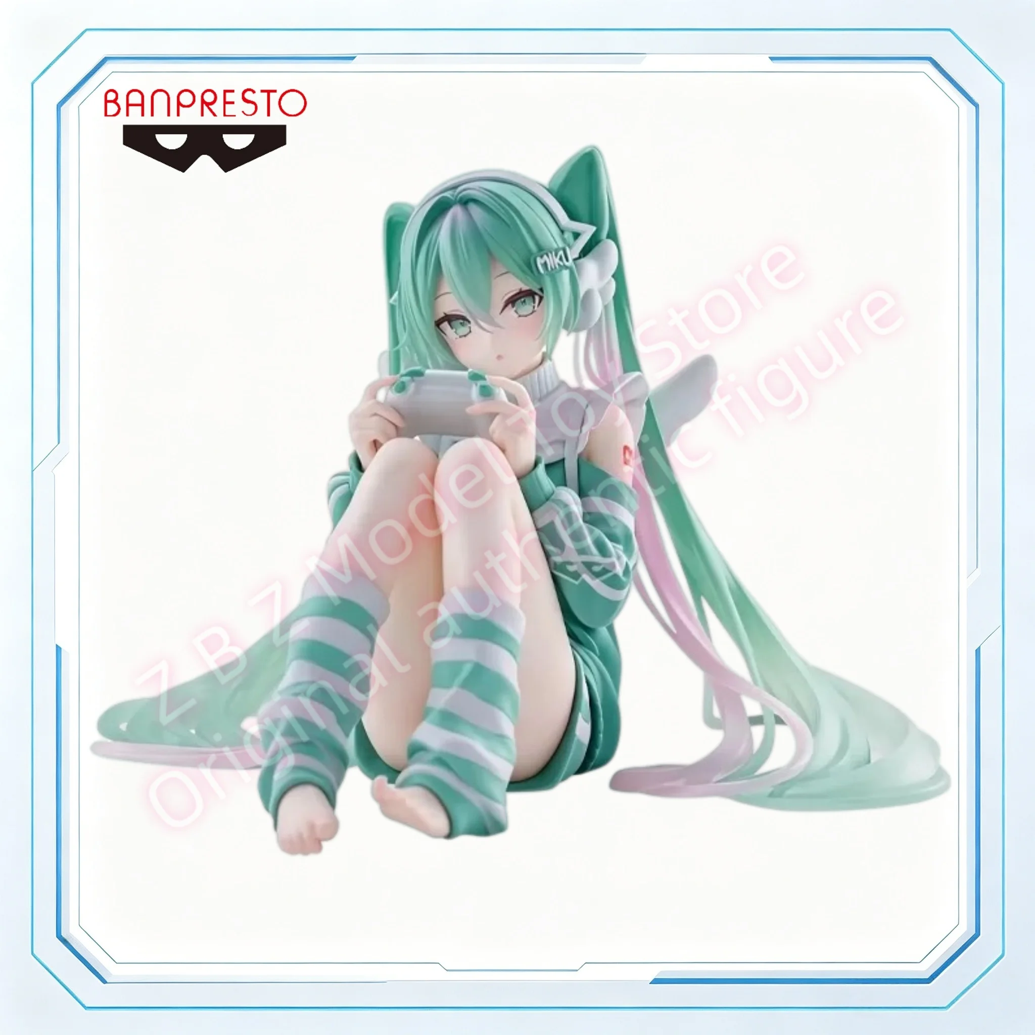 Pre-order Hatsune Miku Holiday Memories Playing Games Ver. Banpresto Collectible Figure For Fans Display, Cute Anime Girl Model