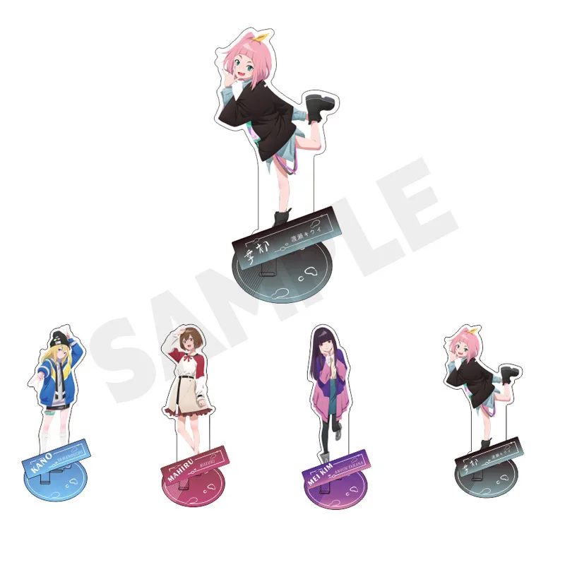 15cm Anime Jellyfish Can't Swim in The Night Acrylic Stand Mahiru Kozuki Figure Kano Yamanouchi/Takana/Kiwi-Watase Statue Toys