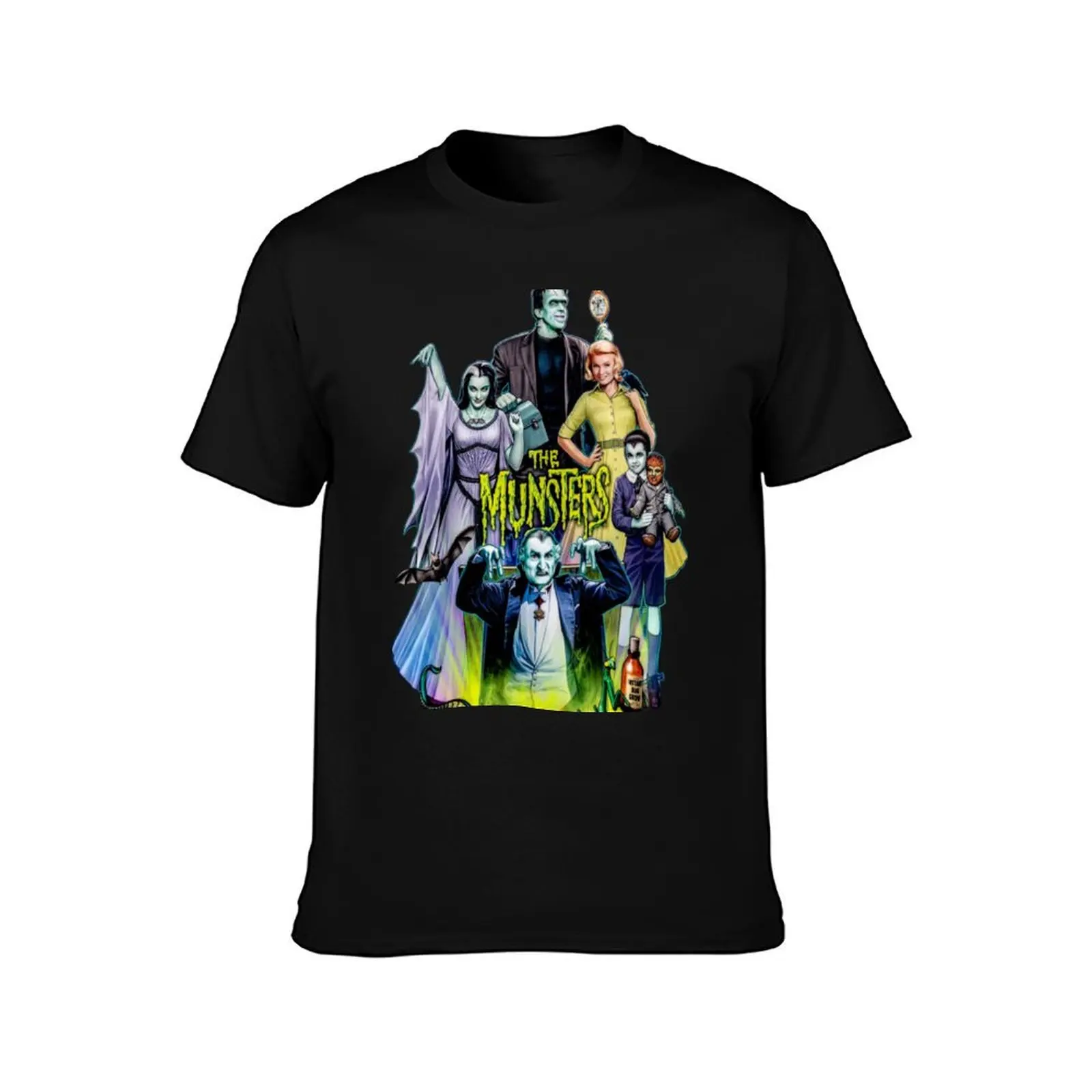 THE MUNSTERS FAMILY PORTRAIT T-Shirt Plus Size Outdoor Casual Top T-Shirt