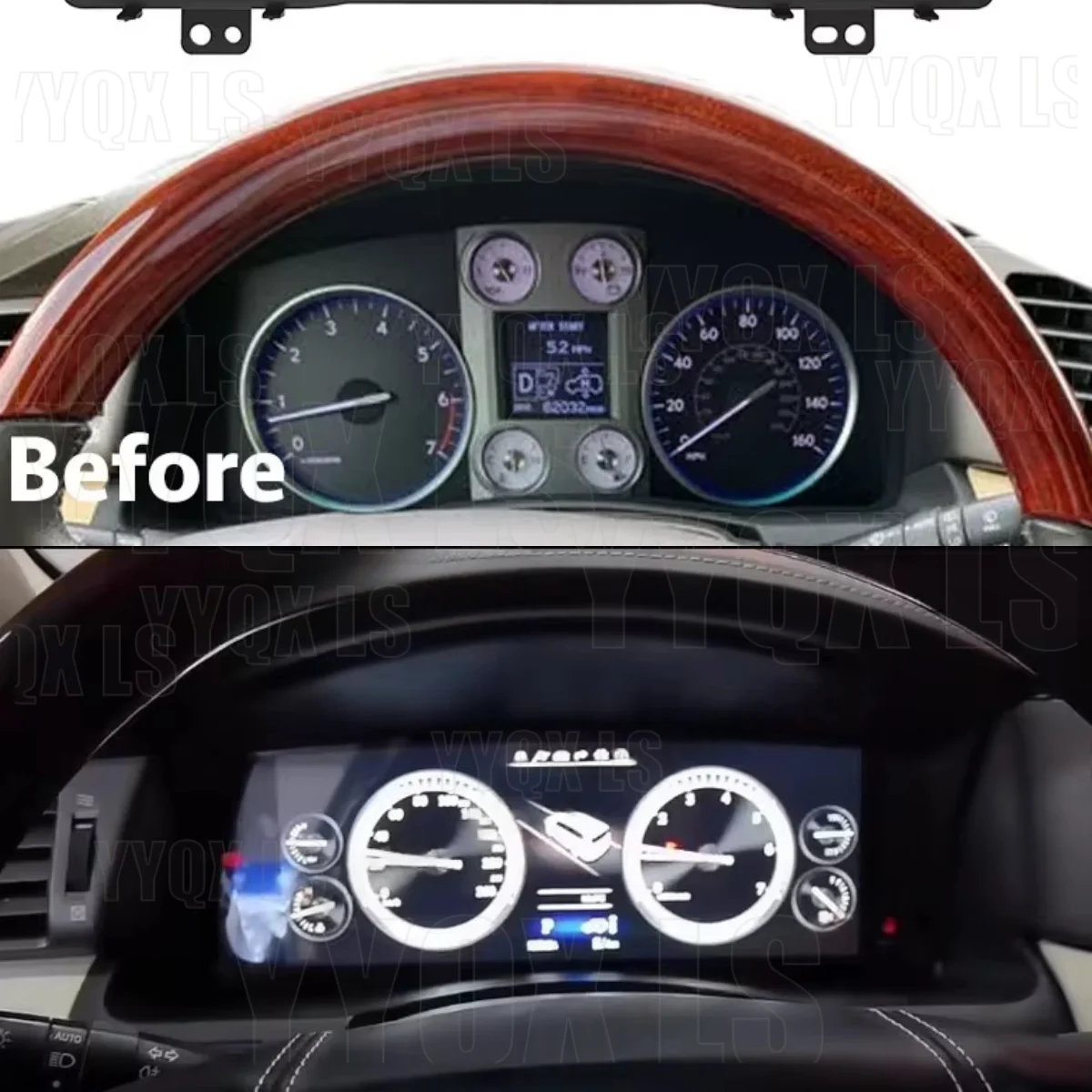 

Для Lexus LX570 2007-2015: ЖК-спидометр, цифровая приборная панель, виртуальная приборная панель, дисплей, автомобильные аксессуары