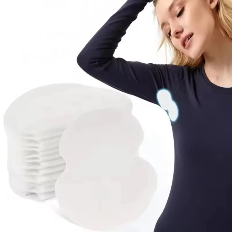 5-200Pcs Disposable Underarm And Armpit Sweat Pads, Sweat Absorbing Patches, Deodorant, Non-Woven Fabric, Breathable
