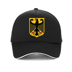 Escudo de Armas de Alemania, gorra de béisbol de algodón neutro al aire libre, bandera alemana patriota, sombrero de moda, insignia, hombres y mujeres, sombreros de hueso