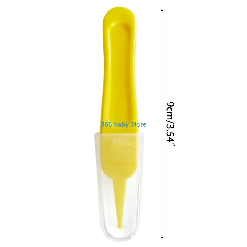 29EE الطفل الأنف الملقط الطفل الأنف تنظيف الملقط جولة ل رئيس الطفل الأنف Booger المنتقى الأذن نظافة كليب أداة الأذن الشمع إزالة