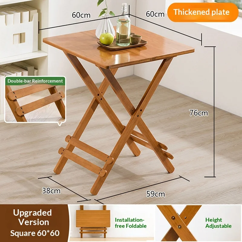 Modern Extendable Folding Dining Table Space Saving Compact Apartment Round Rectangular Wooden Dining Table Chairs Furniture