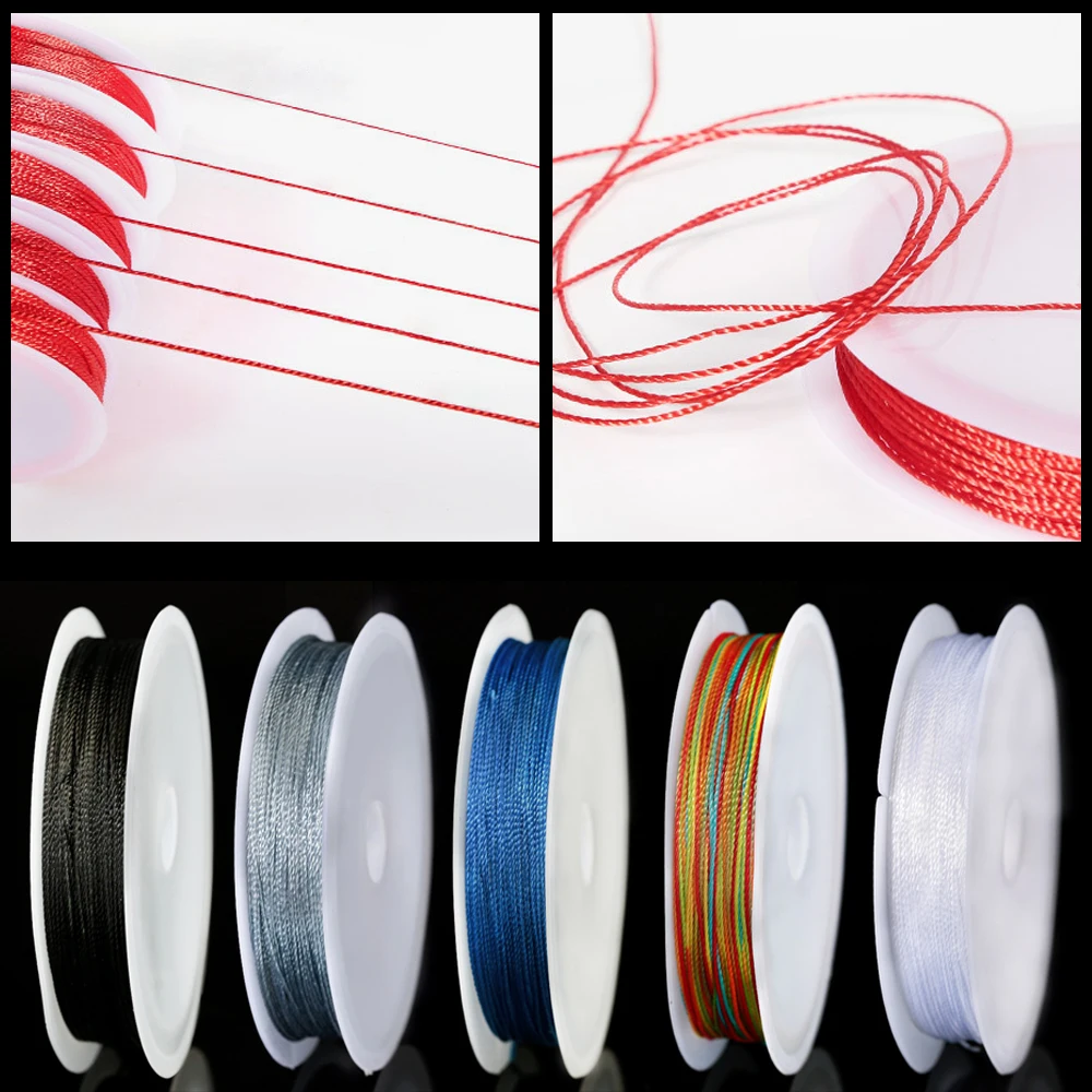 0.8/1.0mm Copper Wires Colorful DIY Beading Wire Cord Thread Jewelry Making Beading Wire Stretch Elastic Cord