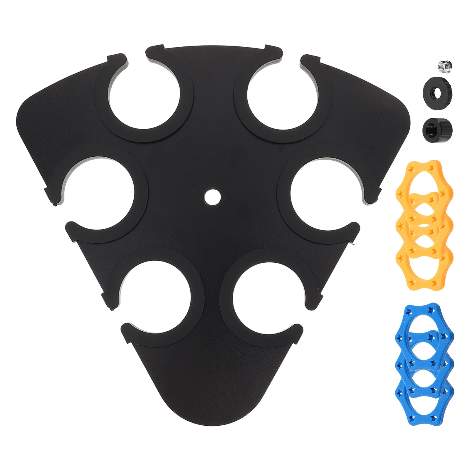 

1Set Triangular Microphone Clamp Tray Sturdy Storage Stand for Handheld Mics Multi-Mic Holder Stage Performance Accessories