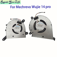Laptop CPU GPU Cooling Fan For Mechrevo Wujie 14 Pro 2024 2023 Notebook Cooler Radiator Fans BN8506S5H-002P BN6506S5H-005P DC5V
