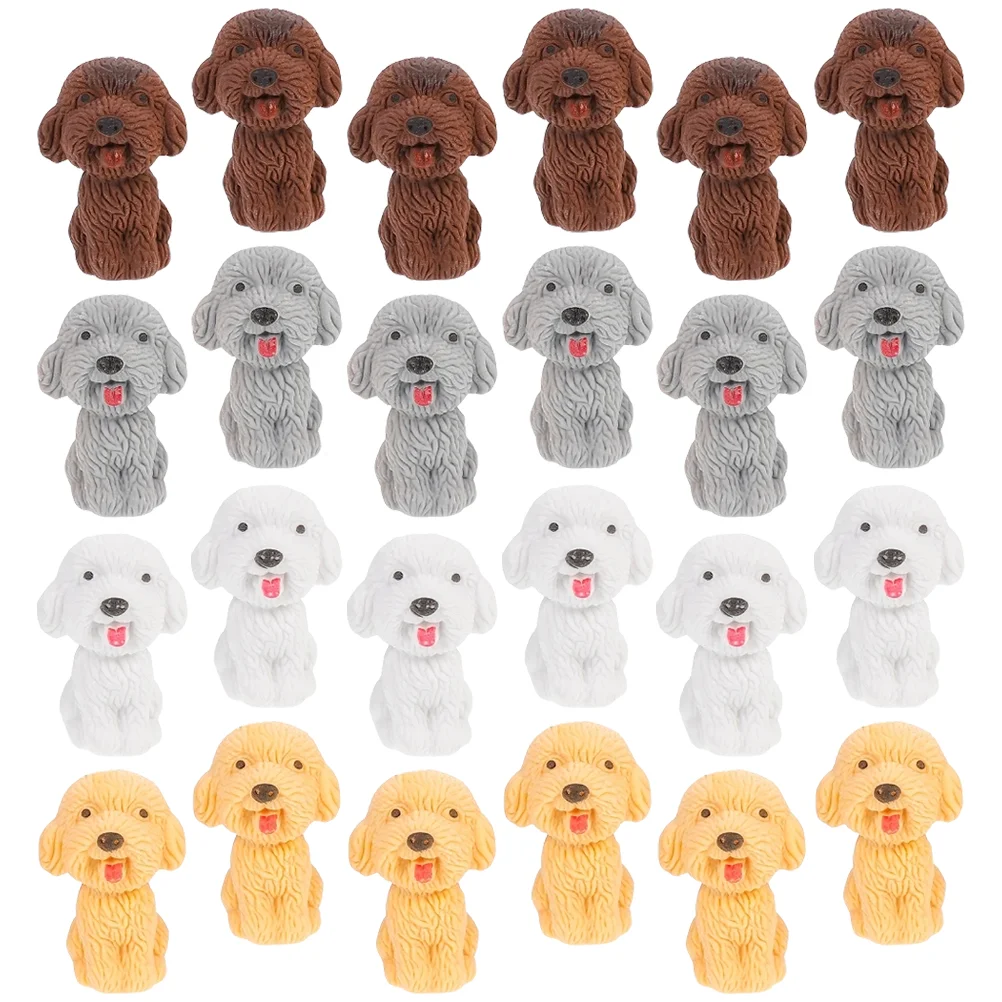 

36 Pcs Puppy Eraser Party Favors for Kids 8-12 Mini Erasers Toy Cartoon Animal Kawaii Valentine Small Toys