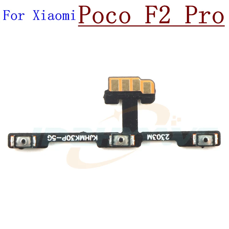 For Xiaomi Poco F5 Pro F4 F3 GT F2 Pro F1 M2 M3 M4 Pro M5s Side Button Key Switch Volume Power On Off Flex Cable