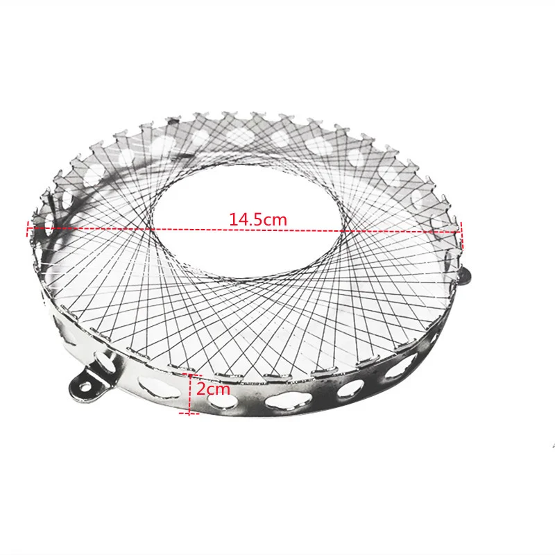 1pcs Gas Stove Adjustable Mesh Rack Aggregate Flame Pot Stand Adapter Windproof Energy Saving Cover Kitchen Stove Accessories