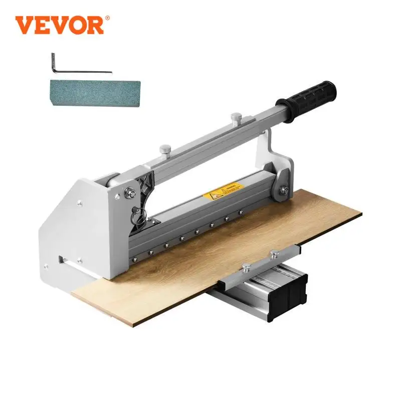 VEVOR Floor Cutter 13 inch Cuts Vinyl Plank Laminate Engineered Hardwood Siding 0.47in Cutting Depth Effortless Easy Cutting 