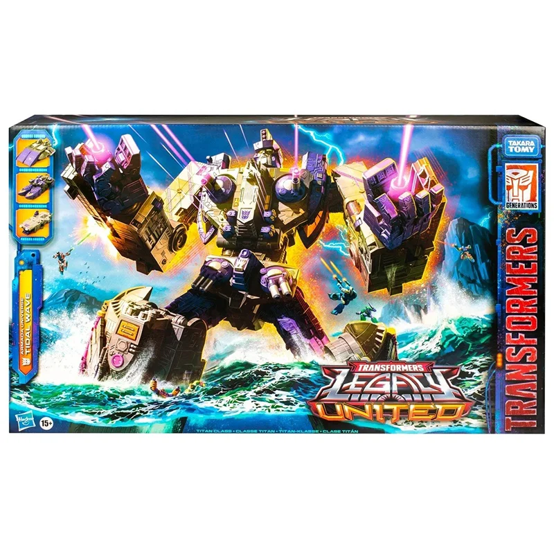 Hasbro Transformers Legacy United Tidal Wave Dark Fleet Armada Universe 40Cm Titan Class Oryginalna figurka akcji Zabawka Prezent