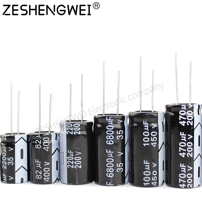 Capacitor Eletrolítico, Chifre de Pés Duros, Tamanho 25x30, 450V, 150UF, Em Stock, 2Pcs