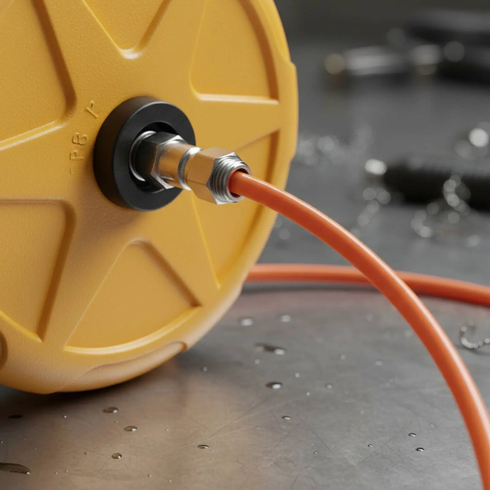Mini Hose Reel Self-Locking Retractable Hose Reel Watering Gear Automatic Retracting Outdoor Tool Metal Handle view 6