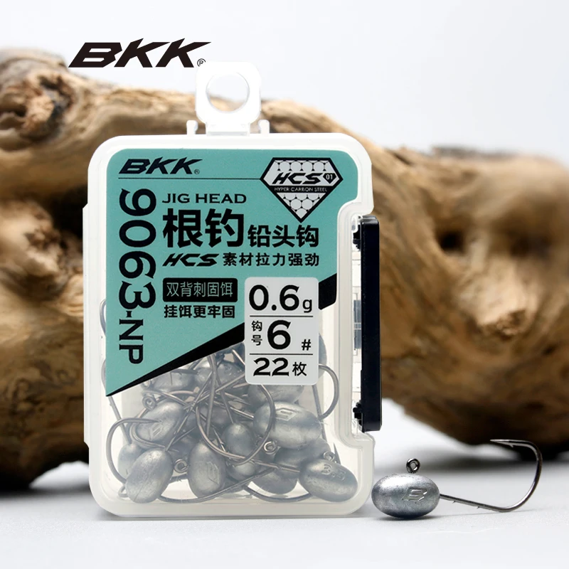 Anzuelo Jig Head BKK Ellipse 9063-NP – Cabeza plomada profesional