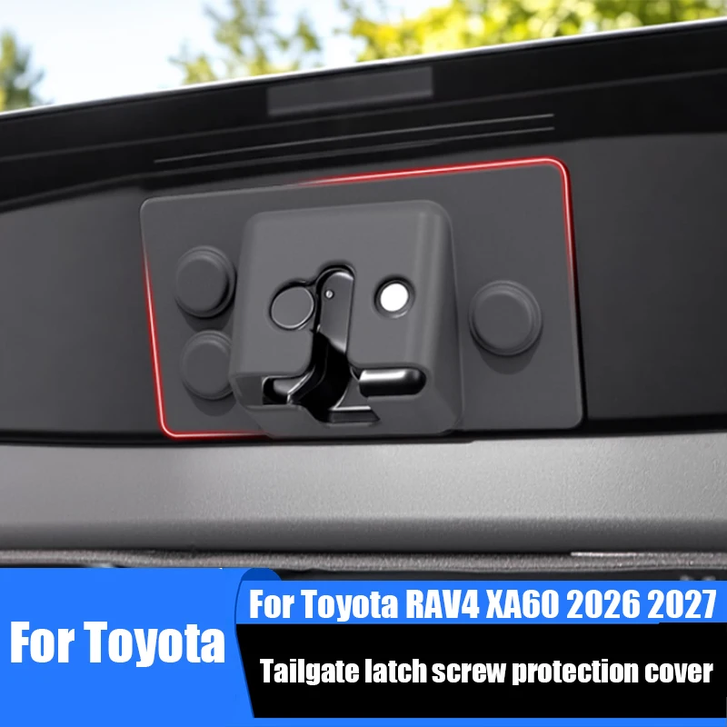 For Toyota RAV4 XA60 2026 2027 Tailgate latch screw protective cover made of silicone material