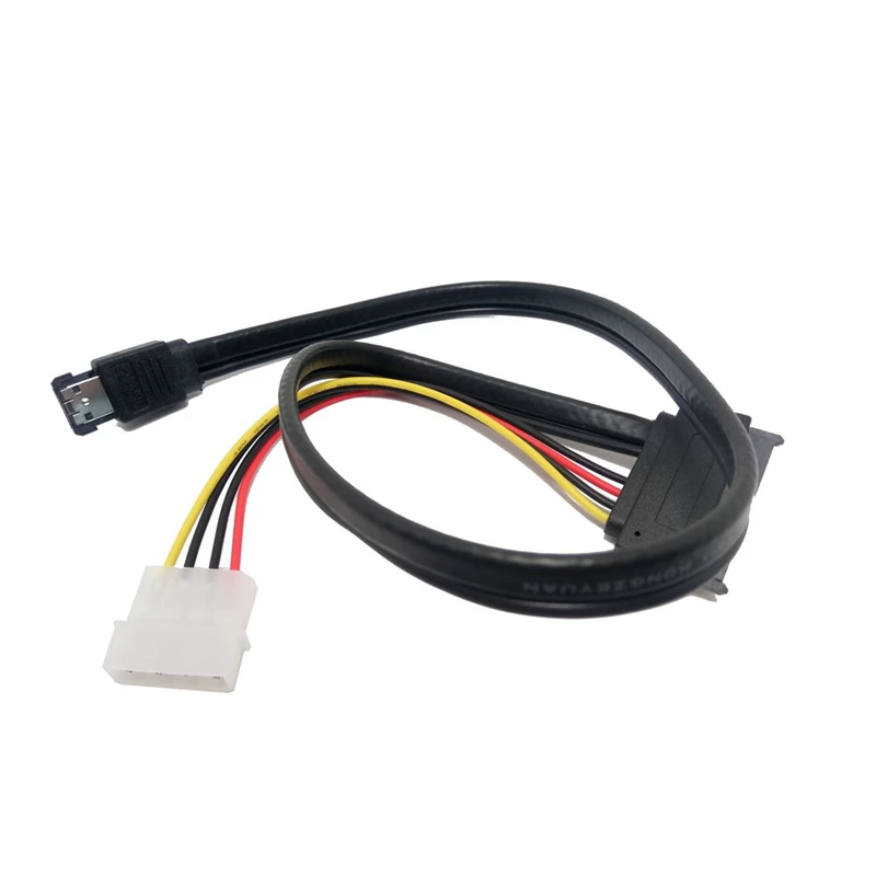 50cm eSATAp Power ESATA Combo to SATA 22pin & IDE 4pin 5V 12V for 3.5