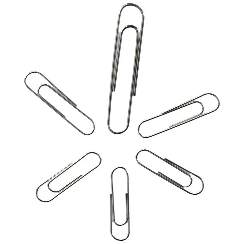 700pcs File Organization Metal Paper Clips Silver Bookmark Binder Clips Office