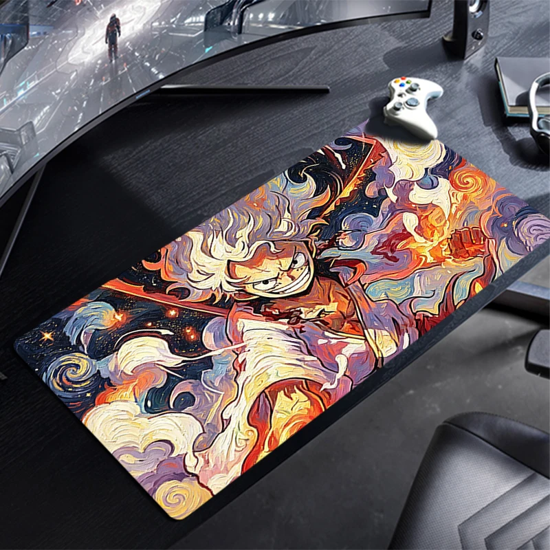 Anime Computer Mouse Pad One Piece New Gamer Mouse Pads Large Gaming Mousepad XXL Desk Mause Pad Keyboard Mouse Carpet