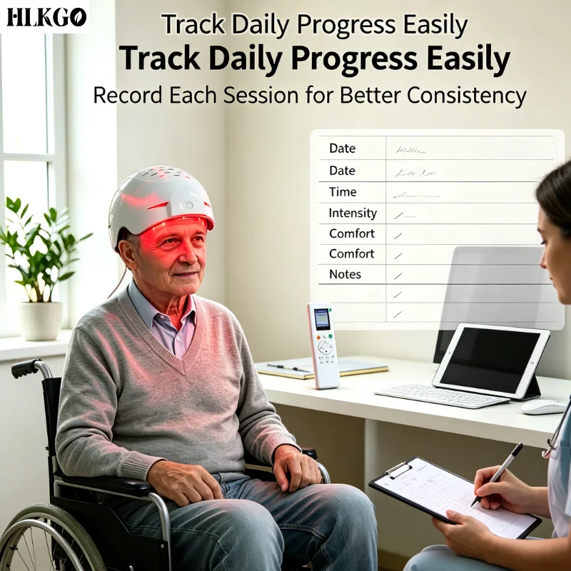 Clinical Grade 1070nm Photobiomodulation Helmet for Migraine Headache Parkinson Alzheimer Therapy Home Use