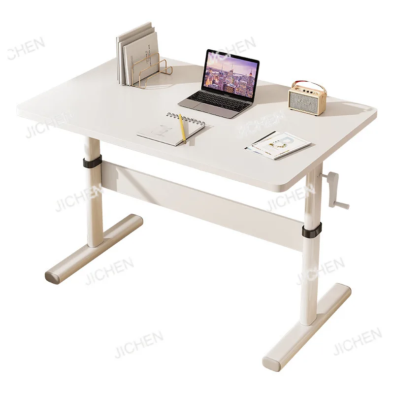 

Подъемный рабочий стол с ручным управлением, простой письменный компьютерный стол для спальни, домашнего офиса